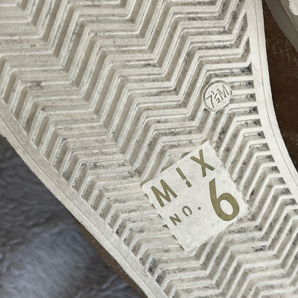 Mix No 6 rose gold glitter platform sneakers - Picture 7 of 8